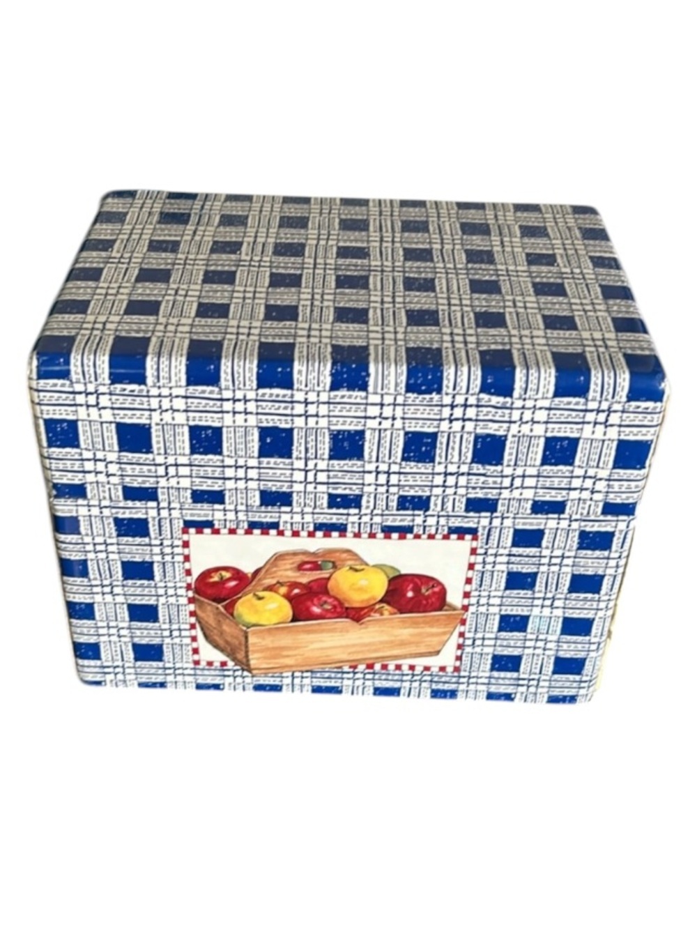 Vintage Gooseberry Patch Recipe Holder Box Apples Country